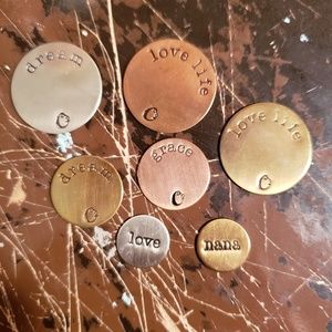 Origami owl circle plates lot